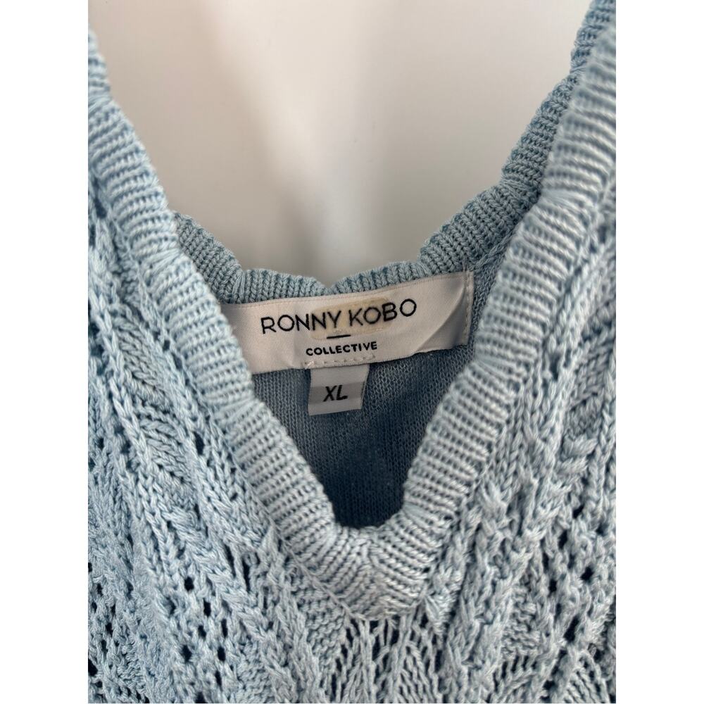 Ronny Kobo Crochet Knit Tank Maxi Dress - Picture 3 of 5